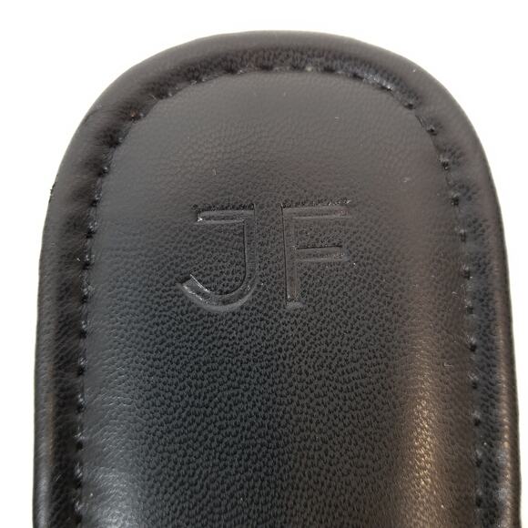 JF J.Ferrar Women's Ari Black Braided Double Two Strap Sandals Slides Size 11 - Picture 4 of 7